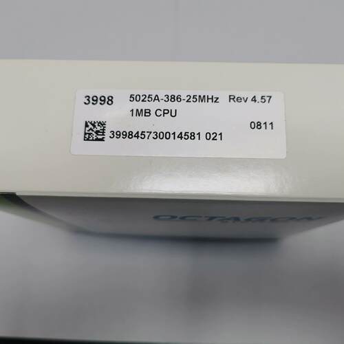 5025A-386-25MHz Rev4.57 1MB CPU卡 Octagon工控板议价维修