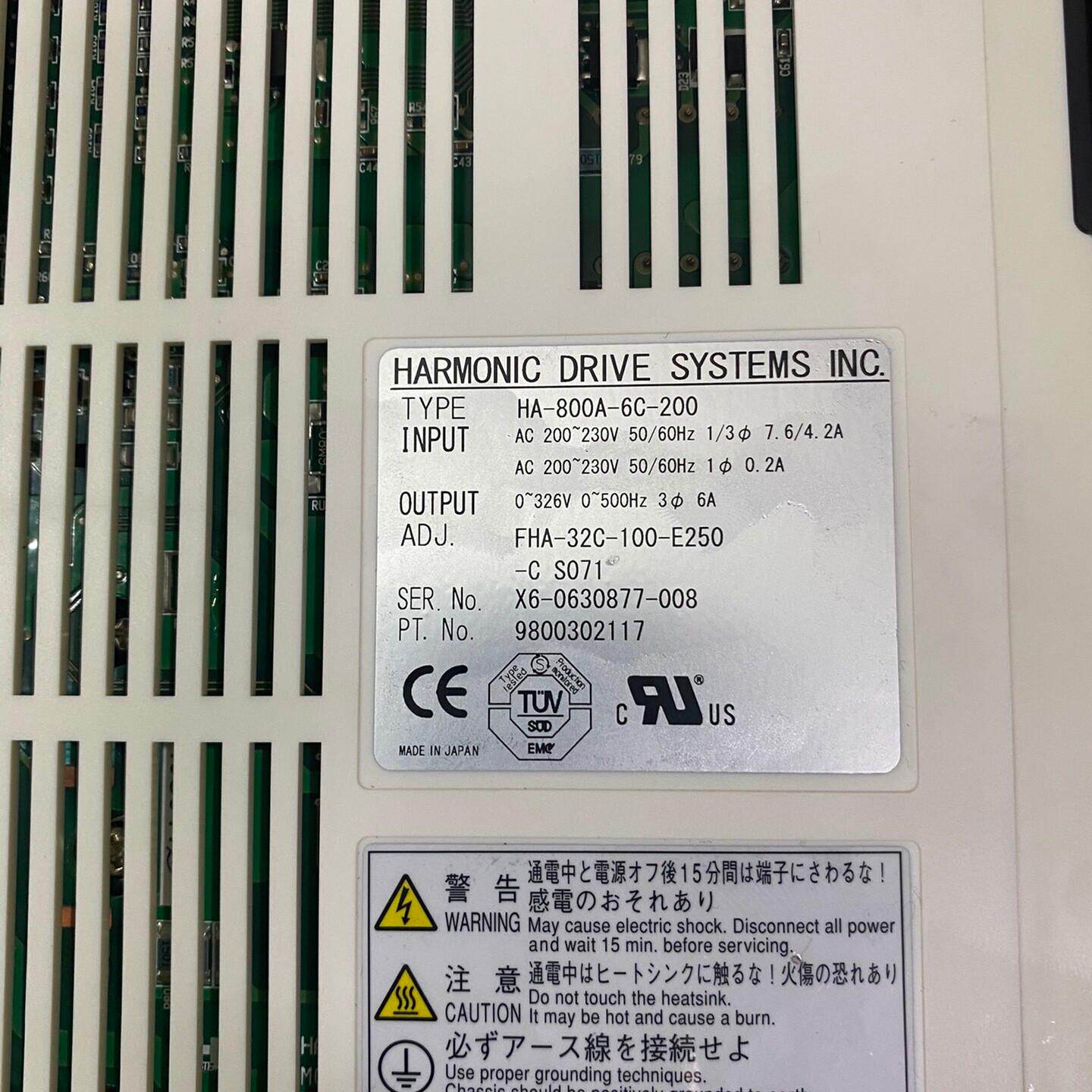 HA-800A-6C-200 哈默纳科伺服驱动器 工控自动化驱动装置议价维修