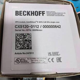 CX5120-0112/000000642 BECKHOFF CPU模块 E3815单核议价维修