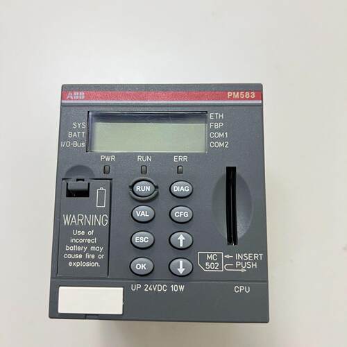 PM583-ETH A9 ABB PLC CPU工控模块议价维修