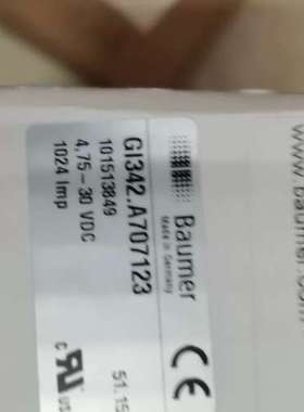 议价德国Baumer堡盟编码器GI342.A707123，全新原维修