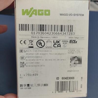 750-439 万可8DI数字量输入工控模块议价维修