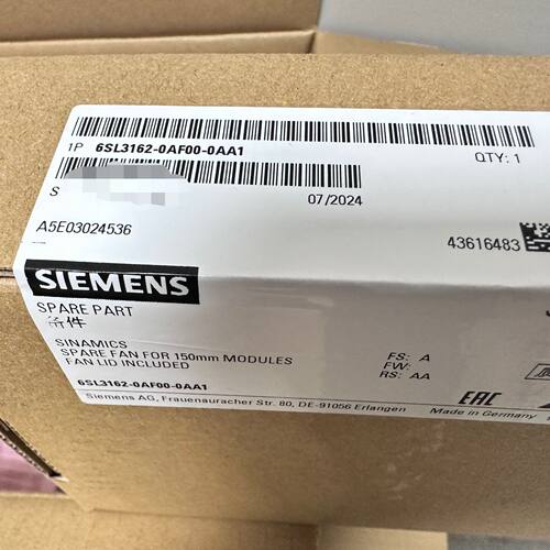 6SL3162-0AF00-0AA1 150mm模块备件风扇 工业自动化配件议价维修