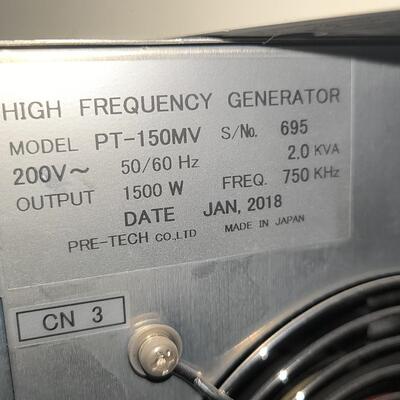 PT-150MV 高频发生器 PRE-TECH 750KHz 1500W 工业设备议价维修