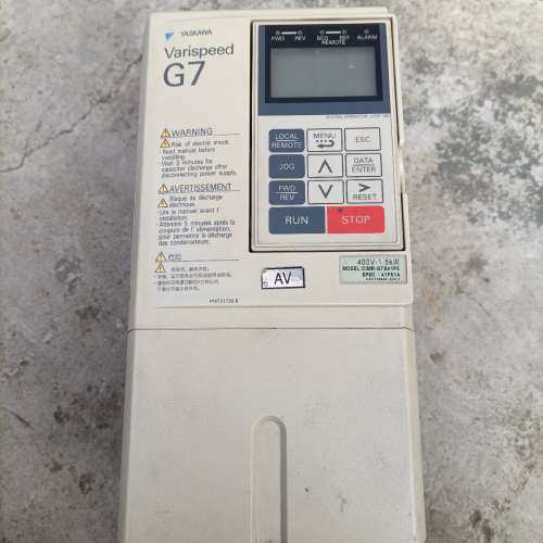 议价安川变频器CIMR—G7B41P5，拆机原装维修