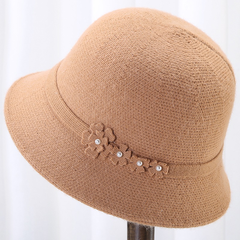 新款秋冬毛呢保暖加厚盆帽渔夫帽