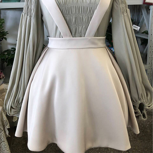 气质俏皮显高少女心背带公主围裙