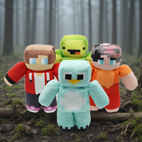 跨境新品Milo and Chip Plush Toys米洛和奇普公仔毛绒玩具玩偶