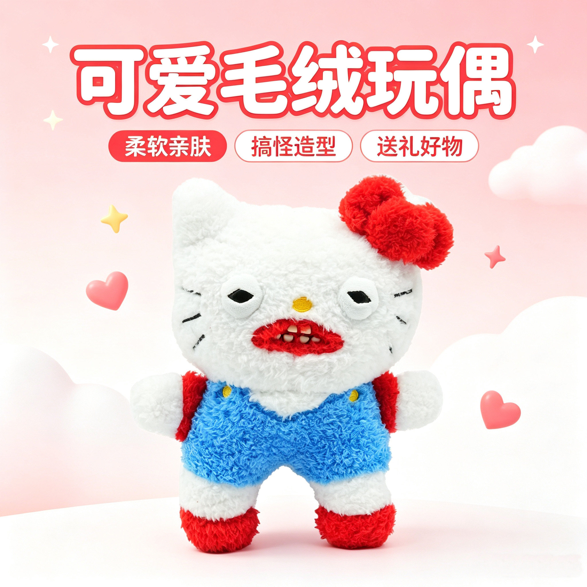 fuggler萌牙怪兽kitty猫凯蒂猫图片