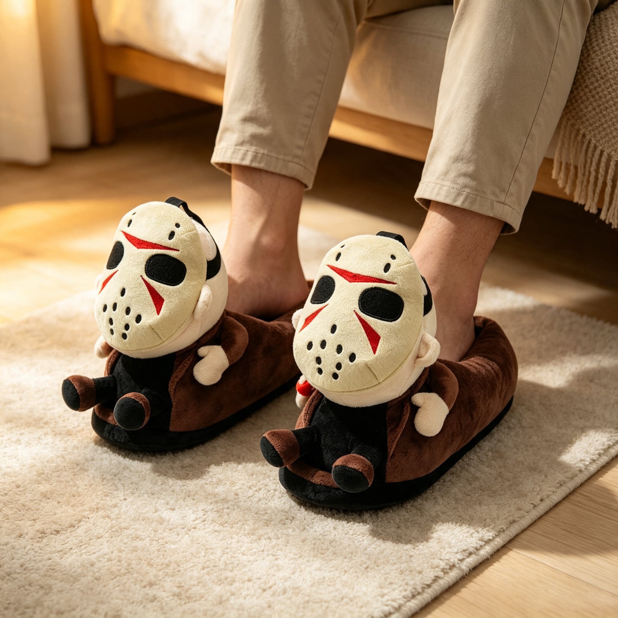 万圣节Friday the 1居家棉拖/棉鞋