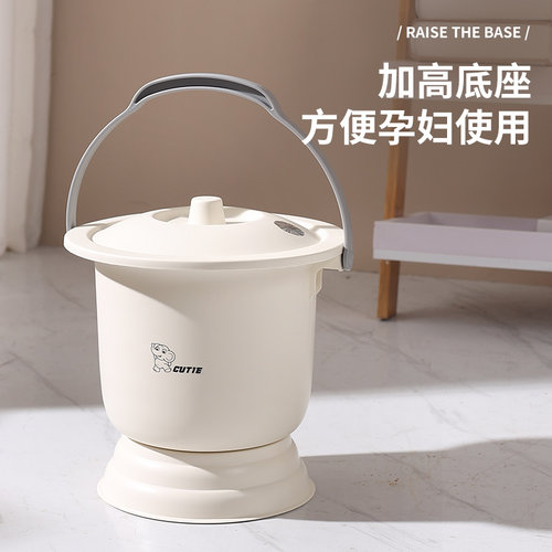 带手提尿盆儿童家用痰盂孕妇尿桶