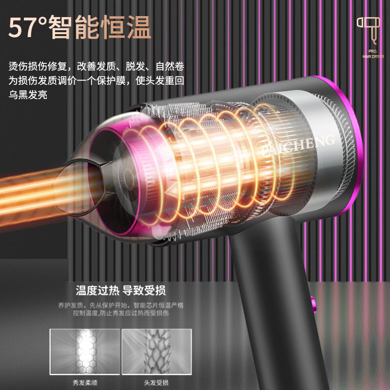 吹风机家用大率功l负离子静音学热网红电吹风筒护发冷生宿舍吹头