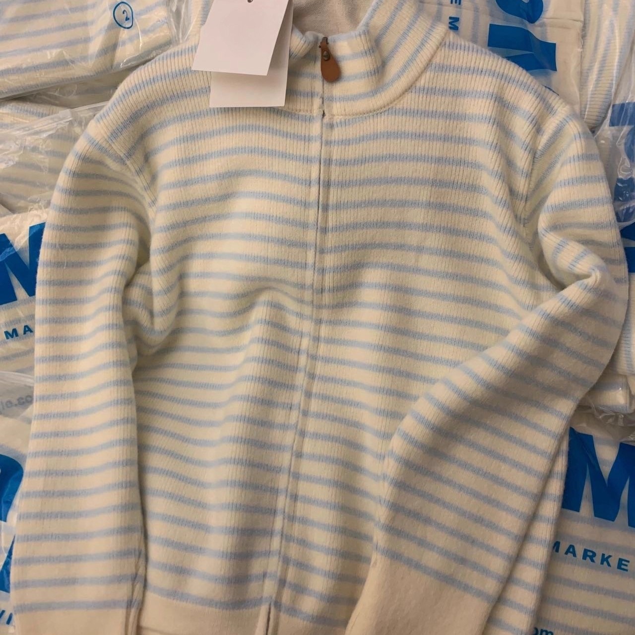 韩系拉链设计感内搭立领毛衣