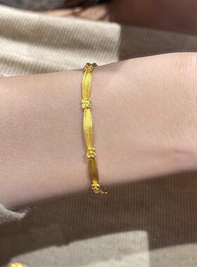 古法仿真小众设计富贵桂手镯手饰