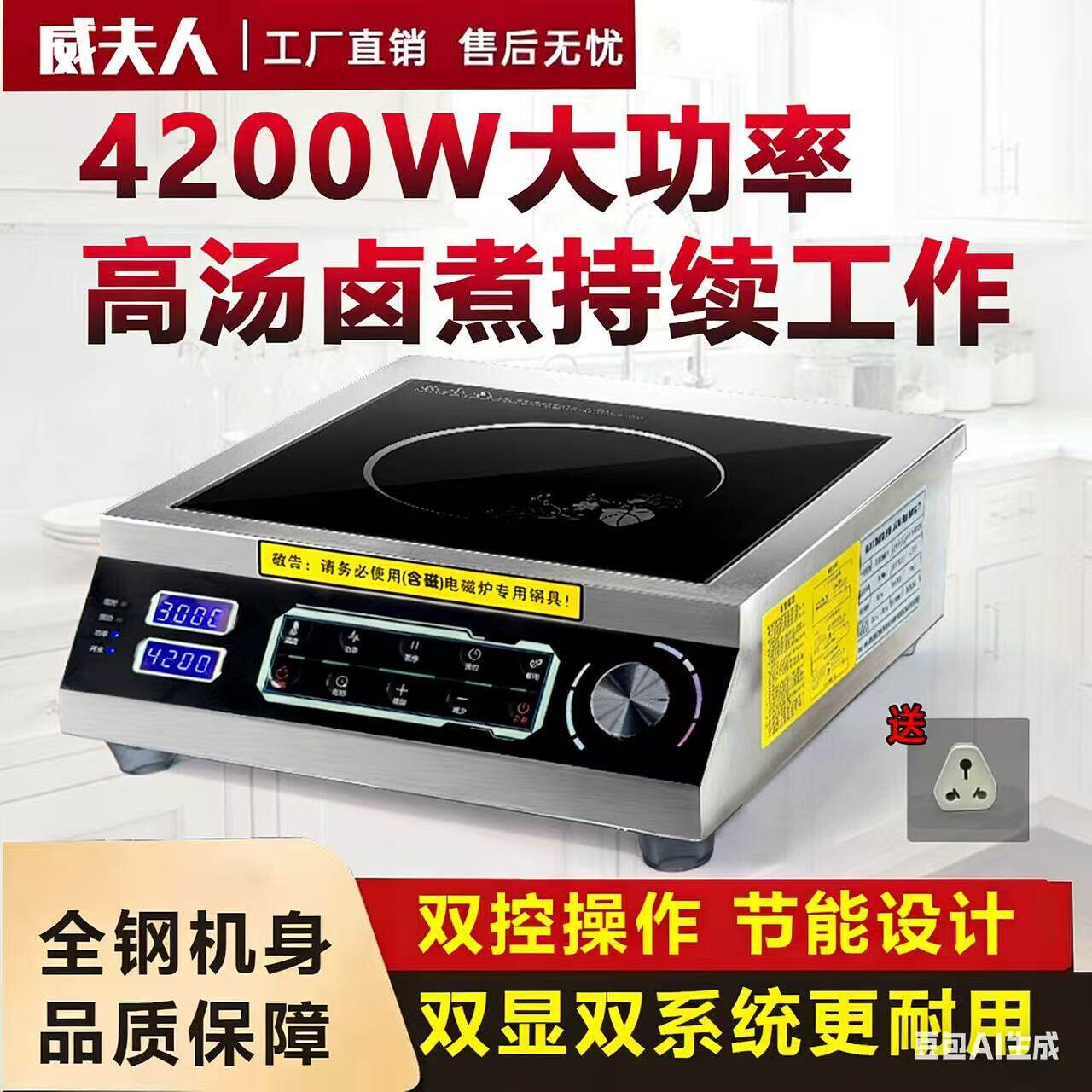 威夫人家用电磁炉3500w大功率商