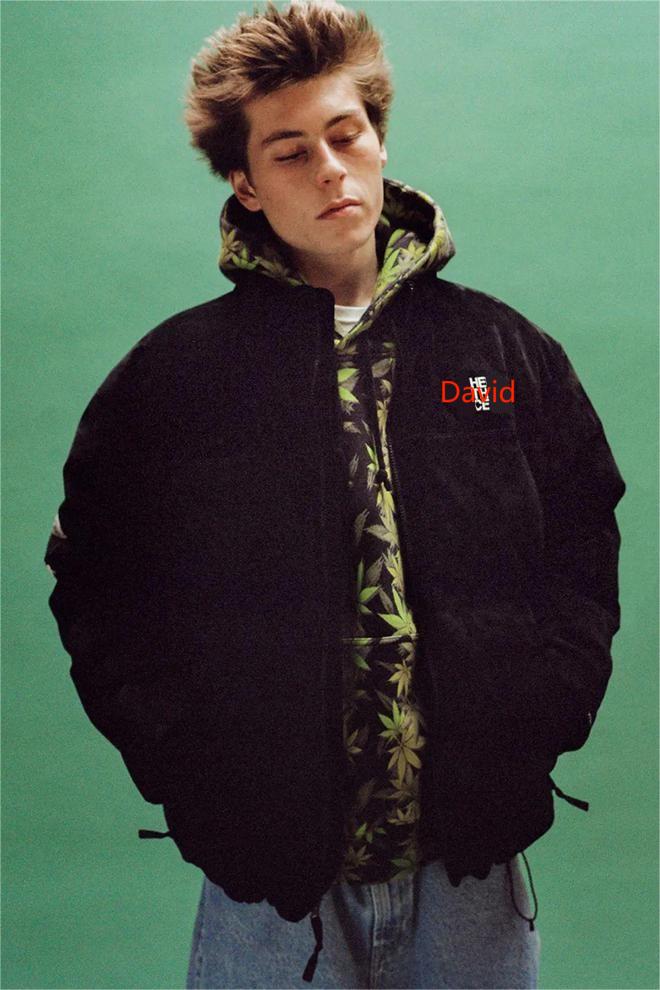 新款加厚宽松白鸭绒面包服立领