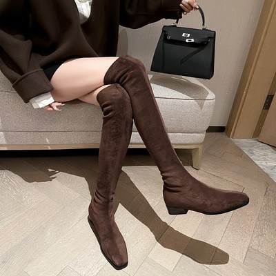 2024年秋冬方头平底弹力