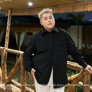 阿胖胖 大码高级感休闲百搭潮流衬衫男女时尚潮流百搭春秋上衣