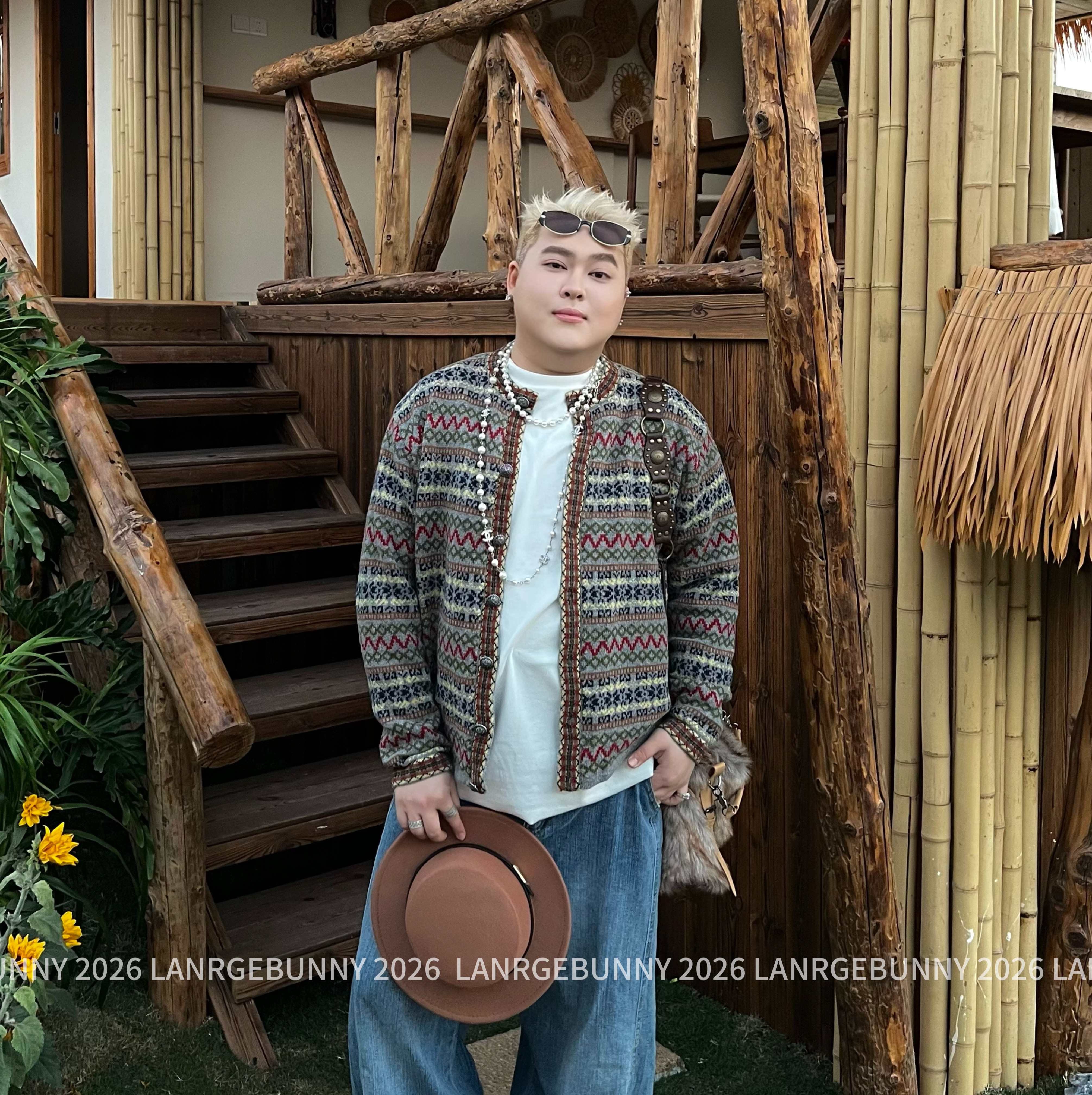 阿胖胖 大码小香风提花针织开衫毛衣外套男女宽松休闲百搭潮流,男装,大码上装,淘宝优惠券,粉丝福利购,淘宝优惠卷