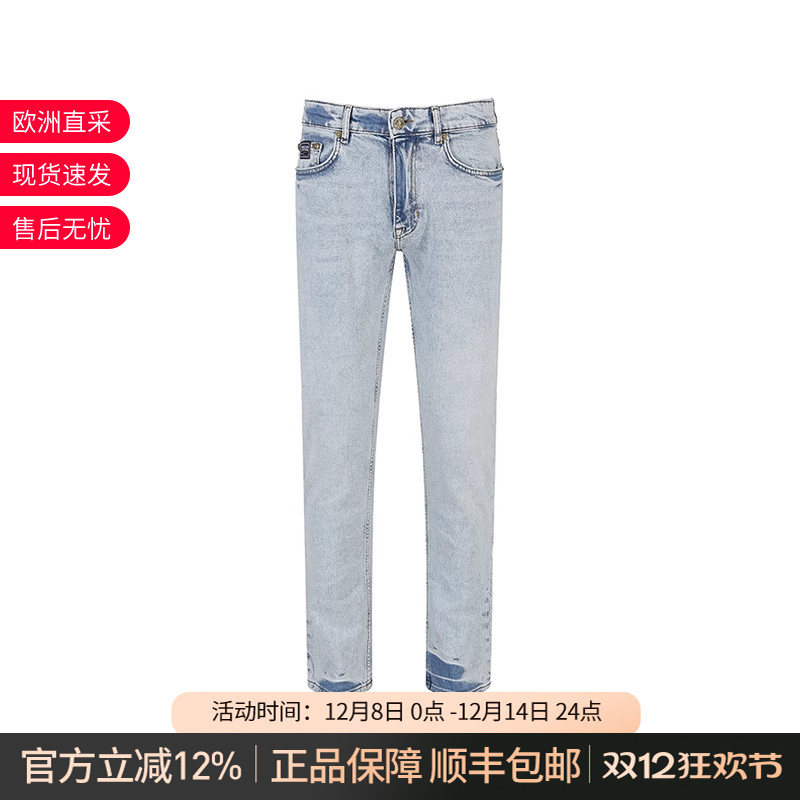 VJC范思哲修身低腰牛仔裤长裤