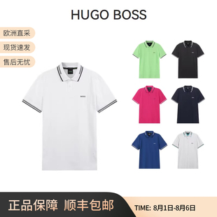 面料短袖 修身 版 50506193 POLO衫 Boss雨果博斯 Hugo 男士