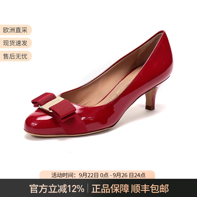 FERRAGAMO高跟鞋拉格女士漆皮