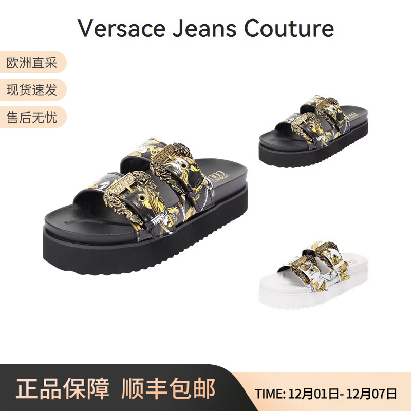 VJC范思哲厚底凉鞋拖鞋凉拖