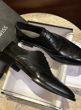 CW2026牛津鞋男鞋真皮鞋正装商务休闲英伦婚鞋雕花布洛克镂空婚鞋