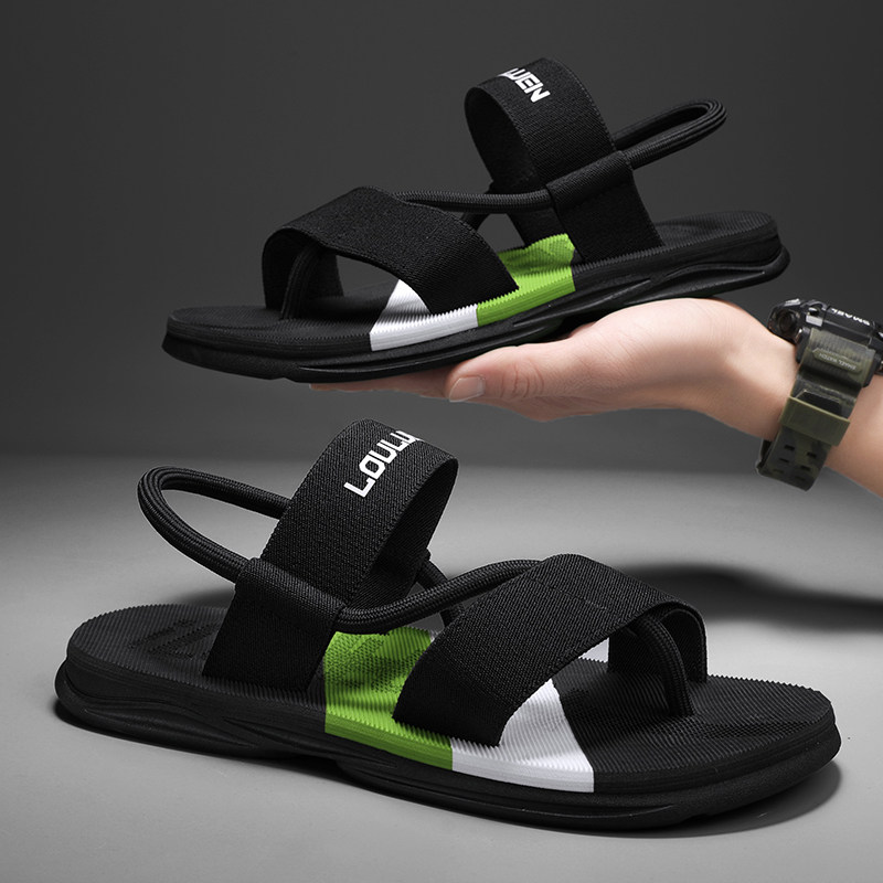 SANDALS MENS NON-SLIP MENS ANTI-ODOR DRIVING FLIP-FLOPS FOR MENS SOFT SOLES AND BEACH SLIPPERS FOR-LIKE FEELING WEAR OUTSIDE IN SUMMER