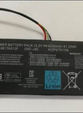 原装GIGABYTE P34G GNC-J40 XMG C504 P34W 961TA013F 电池