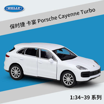 新款 威利1：36保时捷 Porsche Cayenne Turbo合金汽车模型车