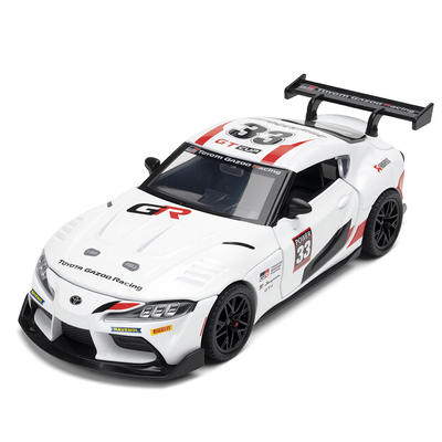 新款 (盒装）仿真1比32牛魔王SUPRA GT4正版合金汽车模型摆件玩具