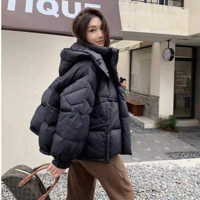 短款女款高端女冬季白鸭绒韩版嘉兴平湖羽绒服外套2024年冬季长袖