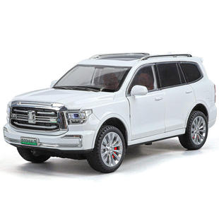 新款 仿真1:24坦克500越野合金汽车模型家居摆件声效男生玩具