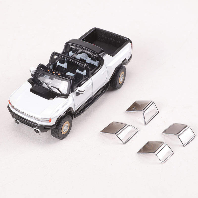 1:64悍马EV皮卡SUV仿真合金汽车模型收藏摆件火车/摩托/汽车模型