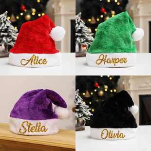 Customized Christmas Hats 定制名字圣诞帽圣诞节礼物圣诞老人帽