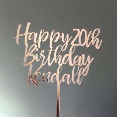 名字生日蛋糕插牌装饰