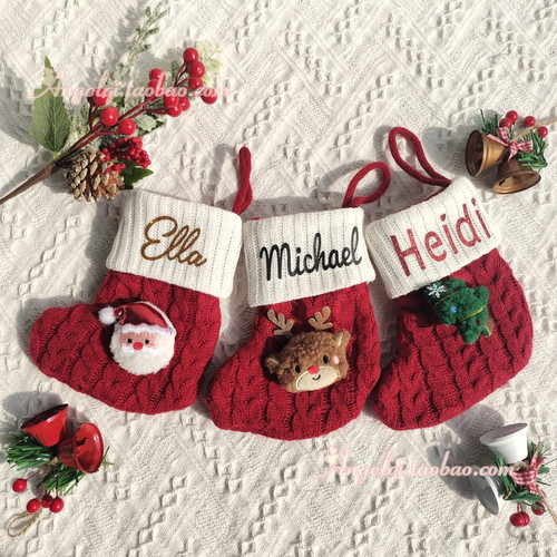 Christmas Stockings Christmas decoration定制圣诞袜圣诞节礼物