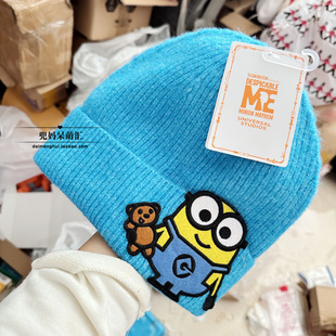 毛线帽子自留款 现货 我小黄人Bob鲍勃冬季 卑鄙 北京环球影城代购