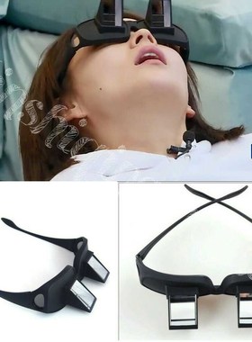 躺着玩手机眼镜抖音同款懒人眼镜反折射镜卧式平躺眼镜看电视神器