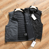 轻量保暖 男士 90鸭绒 冬季 户外休闲立领羽绒马甲外套潮 防泼水