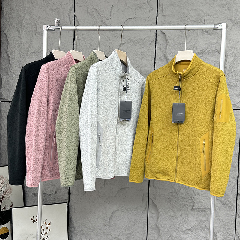 平替系-内里拉绒！秋冬季男士户外立领开衫加绒保暖针织卫衣外套,男装,卫衣,淘宝优惠券,粉丝福利购,淘宝优惠卷