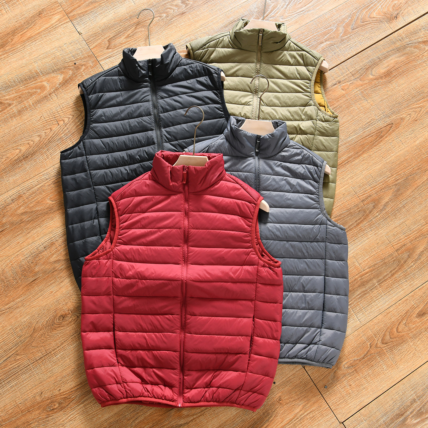 【日系小众~轻量保暖+外贸尾货】秋冬男士基础百搭立领棉马甲坎肩