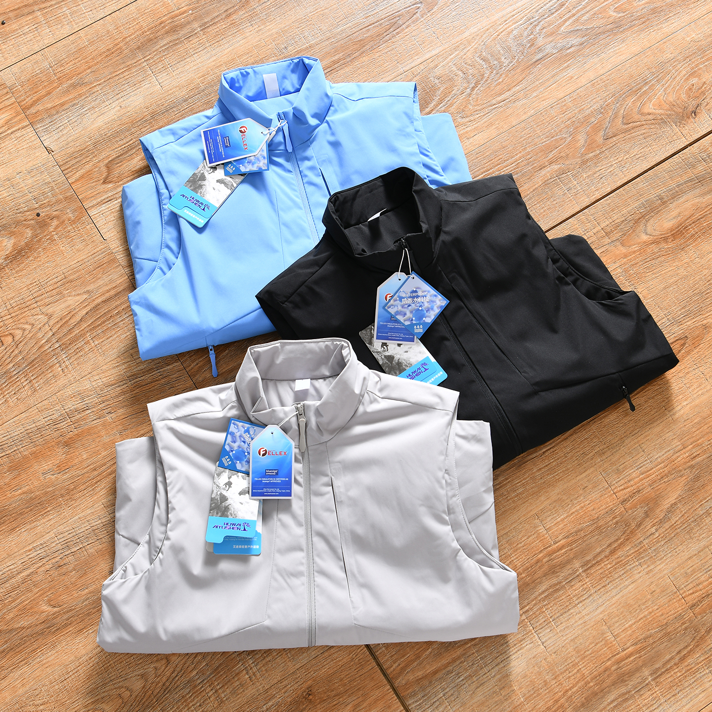 【城市机能-科技棉+3D立裁】秋冬季男士户外休闲立领棉衣马甲背心