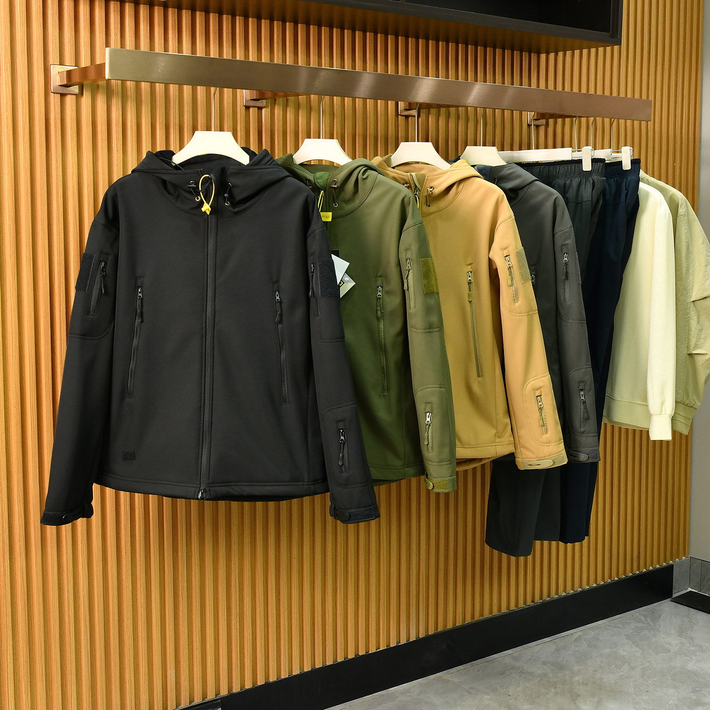 【城市机能~3D立裁+复合绒】秋冬男士户外连帽软壳冲锋衣夹克外套,户外/登山/野营/旅行用品,软壳衣,淘宝优惠券,粉丝福利购,淘宝优惠卷