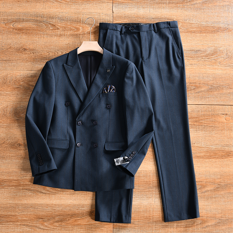 【气度不凡~柜2.4K~外贸尾货】春秋冬季男士商务休闲高端西服套装