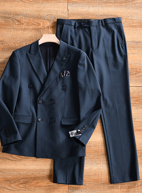 【气度不凡~柜2.4K~外贸尾货】春秋冬季男士商务休闲高端西服套装