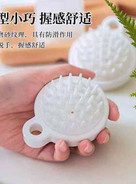 日式洗头按摩梳子头部洗头刷抓头器硅胶洗发刷子清洁头皮气垫梳
