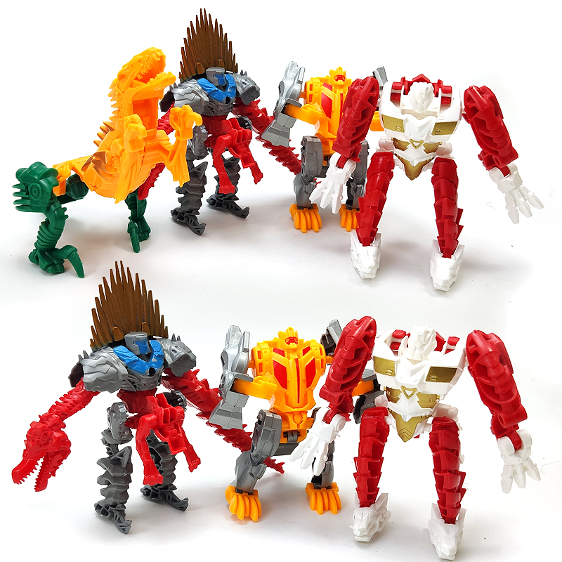 手动益智迷你机器人幼儿园玩具