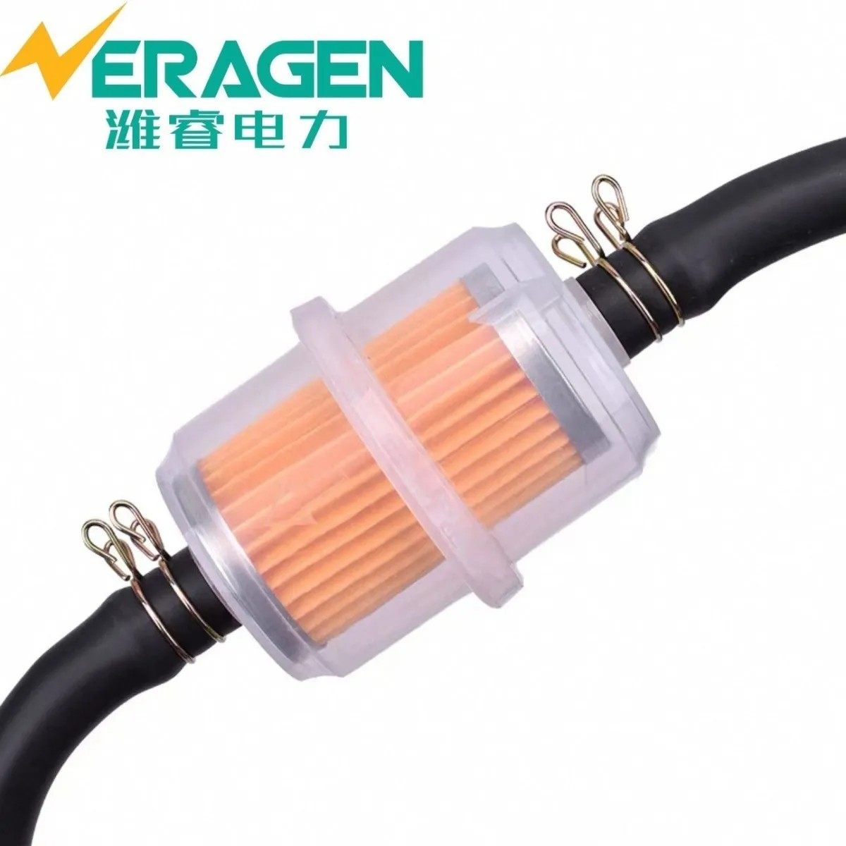 摩托车汽油滤芯过滤器滤清器CB400改装燃油软管汽油管油滤杯通用